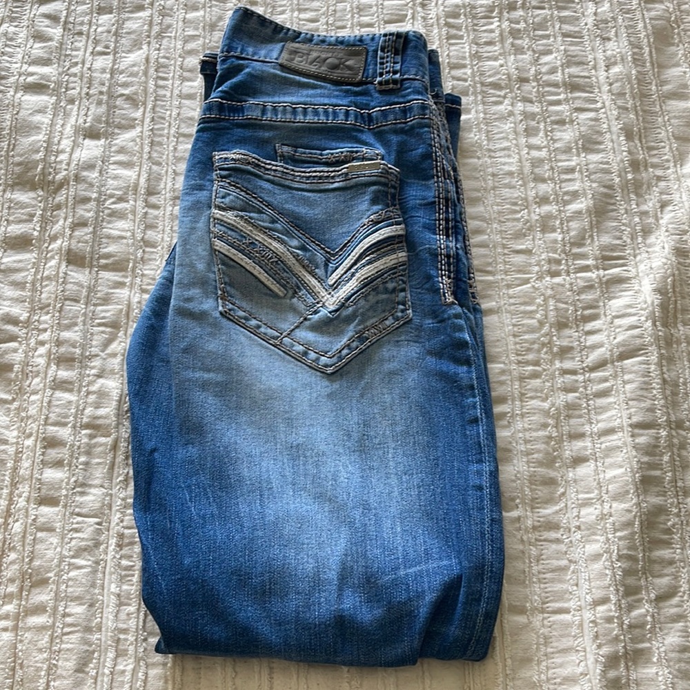 Buckle Black Jeans